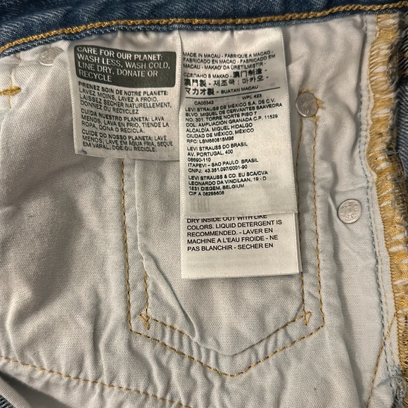 Levi's 501 Cutoff Shorts
Color Luxor Levels
Size 28 - Picture 6 of 7